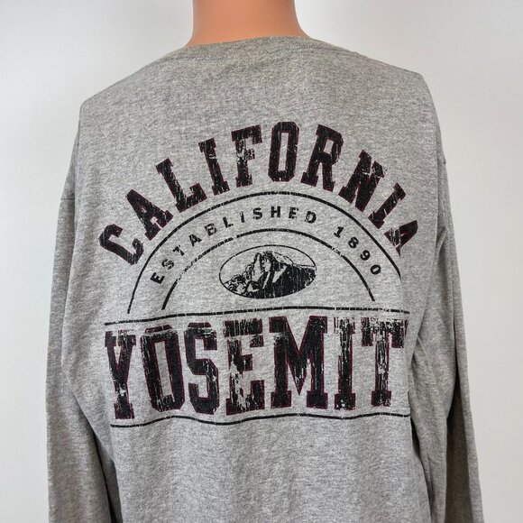 Soffe Other - Vintage Yosemite National Park T Shirt Mens Size L Grey California Double Sided
